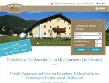 Tablet Screenshot of ferienhaus-aichner.at
